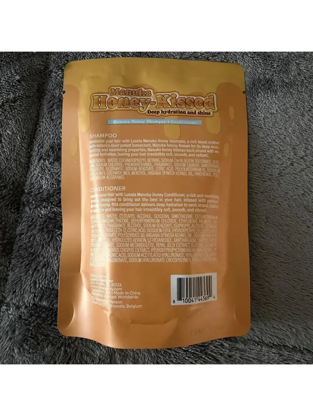 Luseta Manuka Honey-Kissed Deep Hydration and Shine Shampoo & Conditioner Set